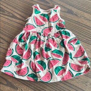 Hanna Andersson Pink and Green Watermelon Dress